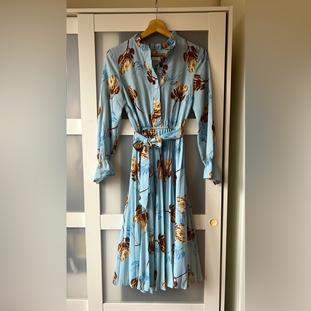Fluffy summer dress maxi size S /M